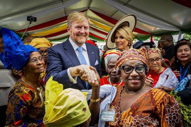 Paramaribo, The Netherlands, 2025-12-02 13:44:35 PARAMARIBO, December 2, 2025, Latour Community Work Foundation. King Willem-Alexander and Queen Maxima are paying a state visit to the Republic of Suriname at the invitation of President Jennifer Geerlings-Simons. The Royal Couple will visit the community center of the Latour Community Work Foundation (Stibula) in the densely populated Latour neighborhood. PHOTO: NLBeeld POOL Patrick van Katwijk Credit: NL Beeld Patrick van Emst  Copyright: xx x