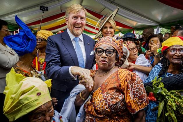 Paramaribo, The Netherlands, 2025-12-02 13:44:38 PARAMARIBO, December 2, 2025, Latour Community Work Foundation. King Willem-Alexander and Queen Maxima are paying a state visit to the Republic of Suriname at the invitation of President Jennifer Geerlings-Simons. The Royal Couple will visit the community center of the Latour Community Work Foundation (Stibula) in the densely populated Latour neighborhood. PHOTO: NLBeeld POOL Patrick van Katwijk Credit: NL Beeld Patrick van Emst  Copyright: xx x