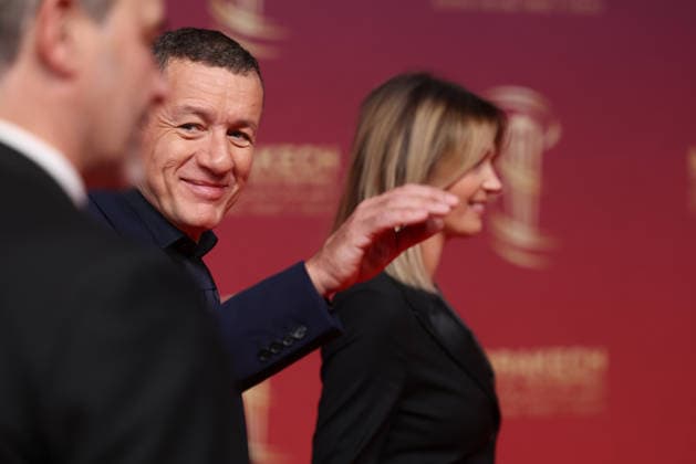 Dany Boon and Clara Vello attend the red carpet during day Five of the 22nd Marrakech International Film Festival Marrakech, Morocco 01 12 2025 451202 2025 12 02 MARRAKECH Morocco  Copyright: xRomualdxMeigneuxx xStarfacex STAR_451202_021