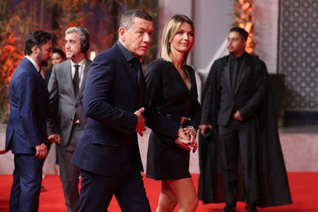 Dany Boon and Clara Vello attend the red carpet during day Five of the 22nd Marrakech International Film Festival Marrakech, Morocco 01 12 2025 451202 2025 12 02 MARRAKECH Morocco  Copyright: xRomualdxMeigneuxx xStarfacex STAR_451202_023