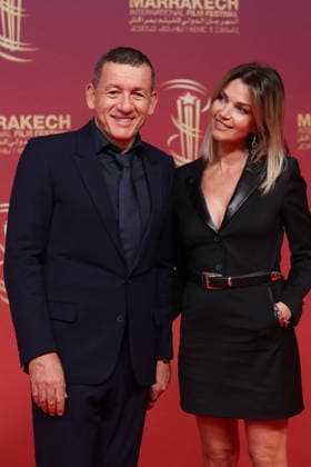 Dany Boon and Clara Vello attend the red carpet during day Five of the 22nd Marrakech International Film Festival Marrakech, Morocco 01 12 2025 451202 2025 12 02 MARRAKECH Morocco  Copyright: xRomualdxMeigneuxx xStarfacex STAR_451202_065