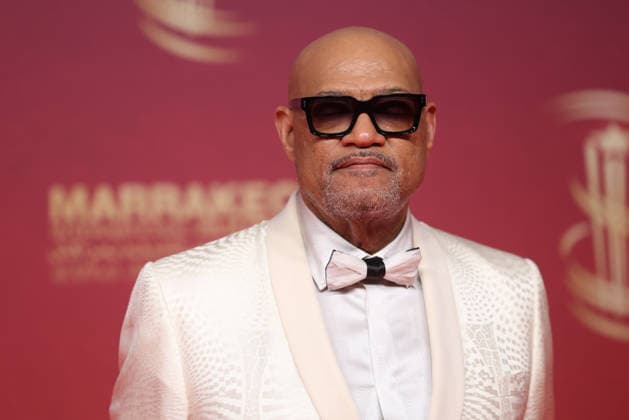 Laurence Fishburne and Bronwyn Dannenfelser attend the red carpet during day Five of the 22nd Marrakech International Film Festival Marrakech, Morocco 01 12 2025 451202 2025 12 02 MARRAKECH Morocco  Copyright: xRomualdxMeigneuxx xStarfacex STAR_451202_101