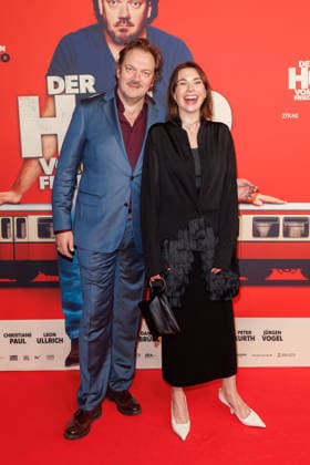 Premiere of Der Held vom Bahnhof Friedrichstrasse Charly Hübner and Christiane Paul at the premiere of Der Held vom Bahnhof Friedrichstrasse at the Delphi Filmpalast on 02 12 2025 in Berlin Copyright: xEventpressxKochanx
