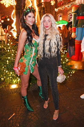 Micaela Schäfer, Walentina Doronina KATY™S X MAS WONDERLAND by Kate Merlan at the Wolkenburg event location in Cologne on 02 12 2025