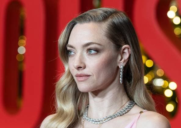 December 2, 2025, Bronx, New York, USA: Amanda Seyfried wearing dress by Versace and jewelry by Tiffany attends premiere of The Housemaid at BNP Paribas atrium in New York, NY on December 2, 2025. Bronx USA - ZUMAr339 20251202_znp_r339_015 Copyright: xLevxRadinx