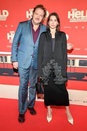 ABBberlin Charly Hübner Huebner Christiane Paul Actors on the red carpet at the world premiere of the movie DER HELD VOM BAHNHOF FRIEDRICHSTRASSE at Delphi Filmpalast Berlin on 02 12 2025 Berlin Germany