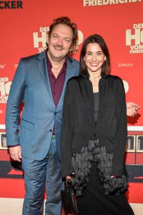 ABBberlin Charly Hübner Huebner Christiane Paul Actors on the red carpet at the world premiere of the movie DER HELD VOM BAHNHOF FRIEDRICHSTRASSE at Delphi Filmpalast Berlin on 02 12 2025 Berlin Germany