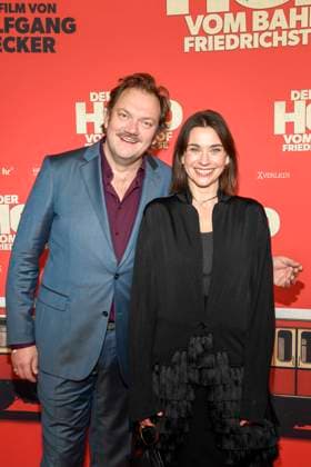 ABBberlin Charly Hübner Huebner Christiane Paul Actors on the red carpet at the world premiere of the movie DER HELD VOM BAHNHOF FRIEDRICHSTRASSE at Delphi Filmpalast Berlin on 02 12 2025 Berlin Germany
