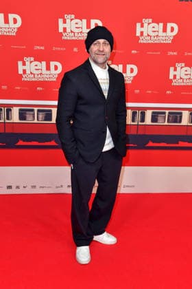 Juergen Vogel at the premiere of DER HELD VOM BAHNHOF FRIEDRICHSTRASSE at the Delphi Filmpalast in Berlin 02 12 2025