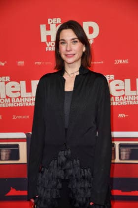 Christiane Paul at the premiere of DER HELD VOM BAHNHOF FRIEDRICHSTRASSE at the Delphi Filmpalast in Berlin 02 12 2025