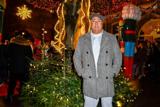 ABBkoeln Ramon Ademes actor as guest at Katys X Mas Wonderland Christmas Party in the Wolkenburg on 02 12 2025 in Cologne NRW Germany
