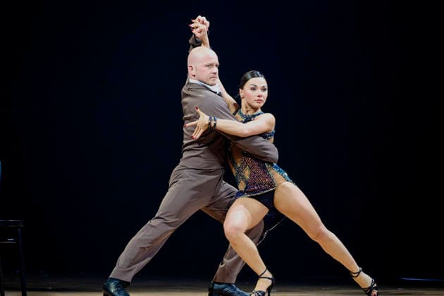 Fabian Hambüchen and Anastasia Maruster at Let s Dance The Live Tour 2025 in the Hallenstadion Zurich, 02 12 2025 Foto:xP.xFrauchigerx xFuturexImagex dance_zuerich_5207