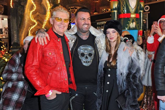 Katy s X Mas Wonderland 2025 Markus Mörl , Cosimo Citiolo and Nathalie Gaus on the occasion of the Reality Stars Party Katy s X Mas Wonderland 2025 on 02 12 2025 in the Wolkenburg Cologne 20251202MWI101002