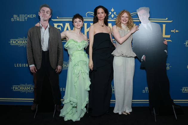 New York premiere of Bleecker Street and Legion M™s Fackham Hall Featuring: Thomasin McKenzie, Katherine Waterston and Emma Laird Where: New York, New York, United States When: 02 Dec 2025 Credit: Jason Mendez Starpix INSTARimages EDITORIAL USE ONLY. NOT FOR USE BY NEWSPAPERS BASED IN THE UK. Copyright: xJasonxMendezx xStarPixxforxBleeckerxStreetx instar55310747