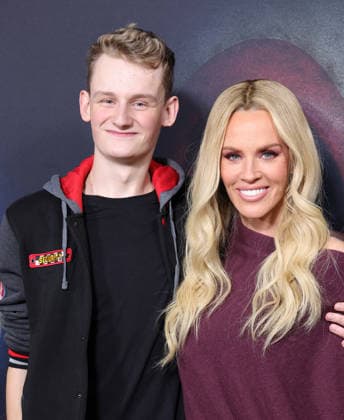 02 December 2025 - Hollywood, California - Evan Joseph Asher, Jenny McCarthy. Universal Pictures Five Nights At Freddy s 2 Premiere held at The TCL Chinese Theatre Hollywood USA - ZUMAa123 20251202_zaa_a123_161 Copyright: xADx