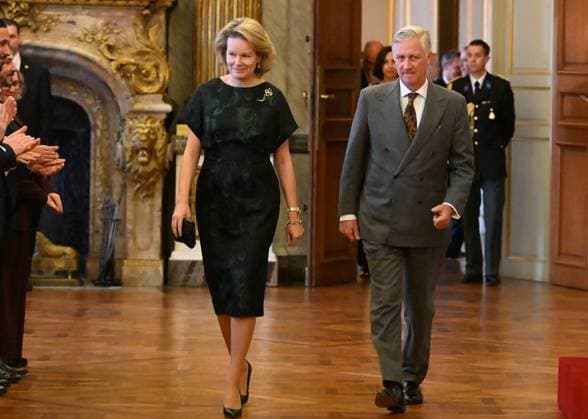 The King and Queen welcome the new Court Suppliers for the 2025 session BRUSSELS, BELGIUM - DECEMBER 3 : King Philippe and Queen Mathilde welcome the new Court Suppliers to the Royal Household for the 2025 session: on December 03, 2025 in Brussels, Belgium, 03 12 2025 Brussels Belgium  Copyright: xBertxVanxDenxBrouckex