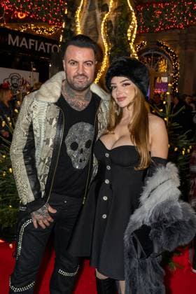 Katys X mas Wonderland 2025 Cosimo Citiolo and Nathalie Gaus at Katys X mas Wonderland Event by Kate Merlan in the Wolkenburg Koeln on 02 12 2025 Koeln Wolkenburg Nordrhein Westfalen