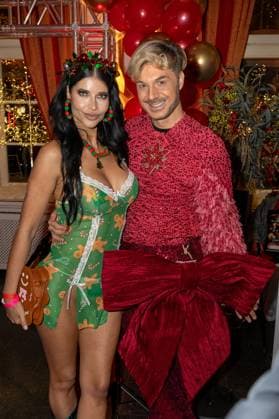 Katys X mas Wonderland 2025 Sam Dylan and Micaela Schäfer at Katys X mas Wonderland Event by Kate Merlan in the Wolkenburg Koeln on 02 12 2025 Koeln Wolkenburg Nordrhein Westfalen