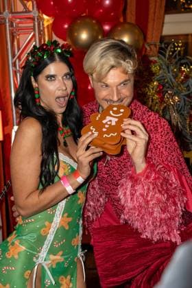 Katys X mas Wonderland 2025 Sam Dylan and Micaela Schäfer at Katys X mas Wonderland Event by Kate Merlan in the Wolkenburg Koeln on 02 12 2025 Koeln Wolkenburg Nordrhein Westfalen