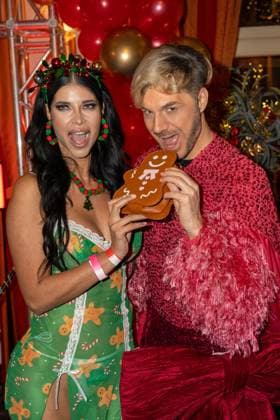Katys X mas Wonderland 2025 Sam Dylan and Micaela Schäfer at Katys X mas Wonderland Event by Kate Merlan in the Wolkenburg Koeln on 02 12 2025 Koeln Wolkenburg Nordrhein Westfalen