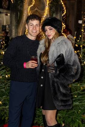 Katys X mas Wonderland 2025 Marco Strecker and Nathalie Gaus at Katys X mas Wonderland Event by Kate Merlan in the Wolkenburg Koeln on 02 12 2025 Koeln Wolkenburg Nordrhein Westfalen