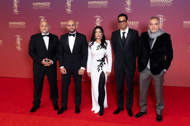 22nd Marrakech International Film Festival Day 6 nb Mona Zaki, Ahmed Mourad, Mohamed Hefzy, Marwan Hamed, Ahmed Badawy attends the 22nd Marrakech International Film Festival on December 03, 2025 in Marrakech, Maroc. Photo by Nasser Berzane ABACAPRESS.COM Marrakech  Copyright: xBerzanexNasser ABACAx