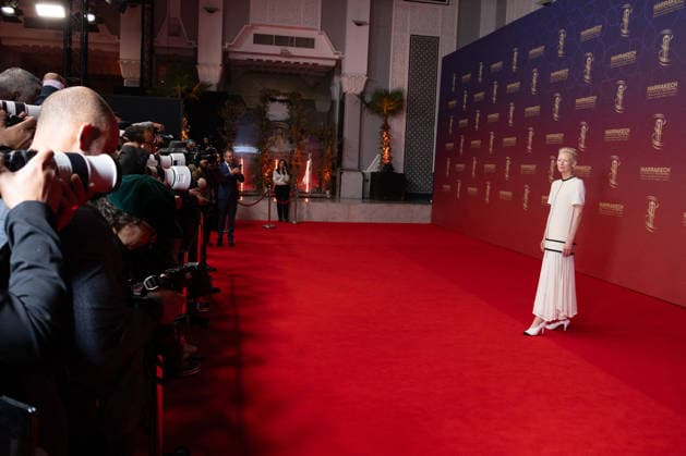 22nd Marrakech International Film Festival Day 6 nb Tilda Swinton attends the 22nd Marrakech International Film Festival on December 03, 2025 in Marrakech, Maroc. Photo by Nasser Berzane ABACAPRESS.COM Marrakech  Copyright: xBerzanexNasser ABACAx