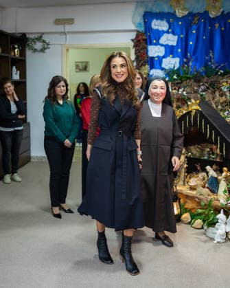 03-12-2025 Jordan Queen Rania during a visit to Mar Mansour Charitable Society in Amman, Jordan. Â  Copyright: xPPEx