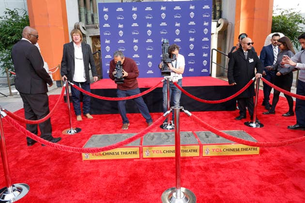 December 3, 2025, Los Angeles, California, USA: Jonas Brothers prints, Media at a ceremony honoring the Jonas Brothers with hand and foot prints at the TCL Chinese Theatre IMAX. Los Angeles USA - ZUMAg107 20251203_zep_g107_008 Copyright: xNinaxPrommerx