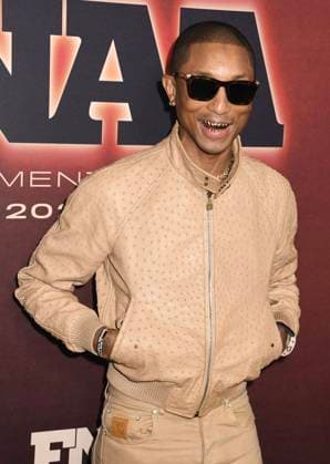 NEW YORK, NY - DECEMBER 3: Pharrell Williams at the 2025 Footwear News Achievement Awards at Cipriani 25 on December 3, 2025 in New York City. Copyright: xMediaPunchx