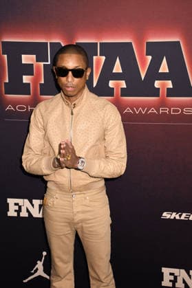 NEW YORK, NY - DECEMBER 3: Pharrell Williams at the 2025 Footwear News Achievement Awards at Cipriani 25 on December 3, 2025 in New York City. Copyright: xMediaPunchx