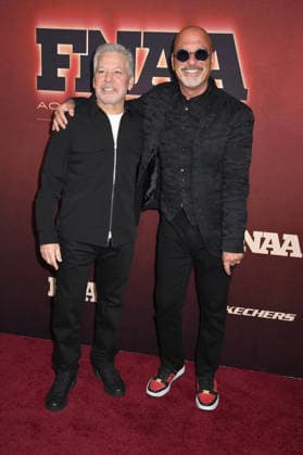 NEW YORK, NY - DECEMBER 3: Michael Greenberg and Howie Mandel at the 2025 Footwear News Achievement Awards at Cipriani 25 on December 3, 2025 in New York City. Copyright: xMediaPunchx