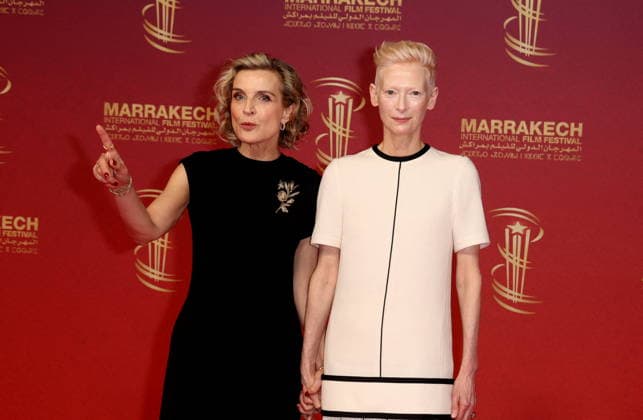 Melita Toscan du Plantier and Tilda Swinton at the 22nd edition of the Marrakech International Film Festival on 3 December 2025 Dominique Jacovides Bestimage 22nd edition of the Marrakech International Film Festival on 3 December 2025 Marrakech Morocco  Copyright: xDOMINIQUExJACOVIDESx xBESTIMAGExDOMINIQUExJACOVIDESx xBESTIMAGEx