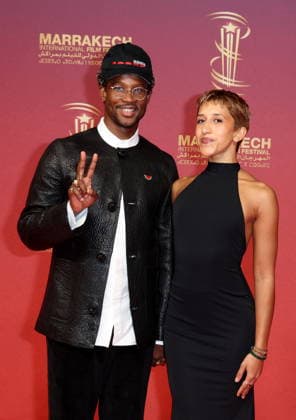 Akinola Davies Jr and Rachel Dargavel at the 22nd edition of the Marrakech International Film Festival on 3 December 2025 Dominique Jacovides Bestimage 22nd edition of the Marrakech International Film Festival on 3 December 2025 Marrakech Morocco  Copyright: xDOMINIQUExJACOVIDESx xBESTIMAGExDOMINIQUExJACOVIDESx xBESTIMAGEx