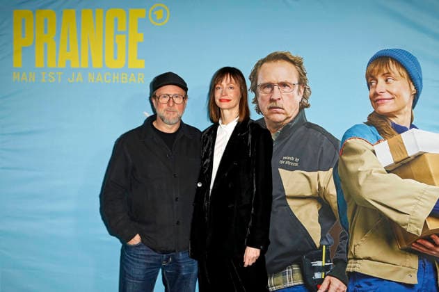 Bjarne Mädel and Katharina Marie Schubert at the preview of the NDR comedy Prange Man ist ja Nachbar at UCI Mundsburg, Hamburg, 03 12 2025 Foto:xC.xTamckex xFuturexImagex prange_5218