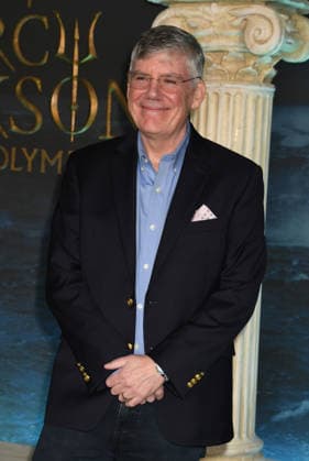 LOS ANGELES, CA - DECEMBER 3: Rick Riordan at the season 2 world premiere of Disney+ s Percy Jackson and the Olympians at Academy Museum of Motion Pictures on December 03, 2025 in Los Angeles, California. Copyright: xJeffreyxMayerx xMediaPunchx