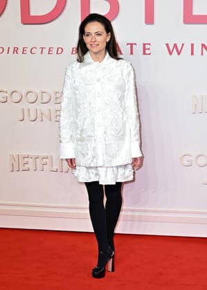 Lara Pulver attends Goodbye June World Premiere at Curzon Mayfair in London, England. UK. Wednesday 3rd December 2025 Copyright: xJamesxWarrenx ae17p732