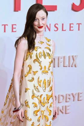 Andrea Riseborough at the world premiere of the movie Goodbye June at Curzon Mayfair London, 03 12 2025 Foto:xS.xVasx xFuturexImagex june_5264