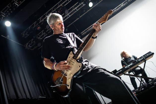 Mew live in Oslo, Norway Oslo, Norway. 03rd, December 2025. The Danish band Mew performs a live concert at Sentrum Scene in Oslo. Here guitarist Mads Wegner is seen live on stage. Norway, Oslo, Sentrum Scene  Copyright: xGonzalesxPhoto TerjexDokkenx