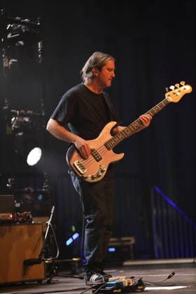Dan Maines from the band Clutch at a concert at Huxleys Neue Welt in Berlin, December 3, 2025 Clutch concert Berlin