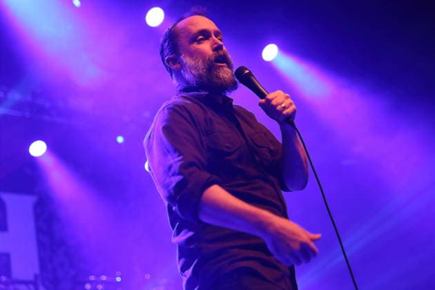 Neil Fallon from the band Clutch at a concert at Huxleys Neue Welt in Berlin, December 3, 2025 Clutch concert Berlin