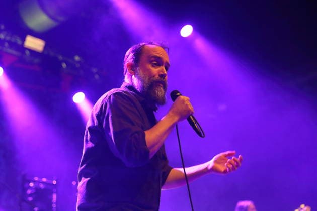 Neil Fallon from the band Clutch at a concert at Huxleys Neue Welt in Berlin, December 3, 2025 Clutch concert Berlin