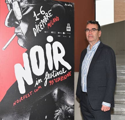 Milan, Italy Mick Herron receives the Raymond Chandler Award at the Noir in Festival with a masterclass at IULM. In the photo: Mick Herron  Copyright: xNickxZonnax xipa-agency.netx xNickxZonnax IPA_Agency_IPA68737831