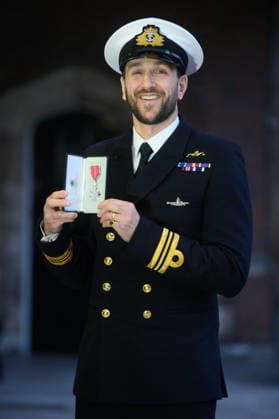 Investiture at St. James s Palace, London, UK - Thursday 04 December 2025 Lieutenant Commander Hugo Mitchell Heggs - Royal Navy is awarded an MBE at St. James s Palace, London, England, UK on Thursday 4 December, 2025., Credit:Justin Ng Avalon UK, England, London, St. James s Palace Copyright: xJustinxNgx xAvalonx 1056528543