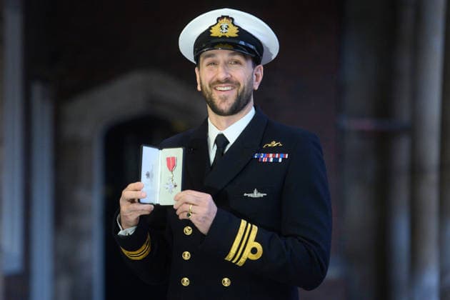 Investiture at St. James s Palace, London, UK - Thursday 04 December 2025 Lieutenant Commander Hugo Mitchell Heggs - Royal Navy is awarded an MBE at St. James s Palace, London, England, UK on Thursday 4 December, 2025., Credit:Justin Ng Avalon UK, England, London, St. James s Palace Copyright: xJustinxNgx xAvalonx 1056528547