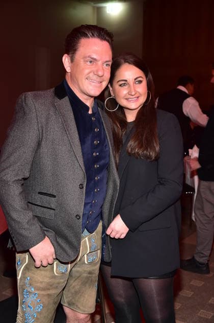2 Kindeswohl Berlin Charity Gala 2025 Stefan Mross with girlfriend Eva Luginger Arrival, red carpet 2 Kindeswohl Berlin Charity Gala 2025Ò at the Hotel Pullman Berlin Schweizerhof in Berlin on 04 12 2025 Photopress Mueller