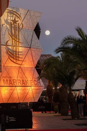 22nd Marrakech International Film Festival Day 6 nb Moon Illustration during the 22nd Marrakech International Film Festival Day 6 on December 04, 2025 in Marrakech, Maroc. Photo by Nasser Berzane ABACAPRESS.COM Marrakech  Copyright: xBerzanexNasser ABACAx