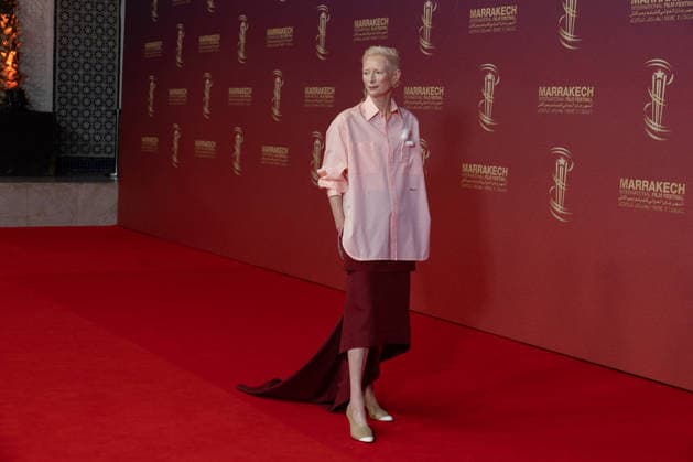 22nd Marrakech International Film Festival Day 6 nb Tilda Swinton attends the 22nd Marrakech International Film Festival Day 6 on December 04, 2025 in Marrakech, Maroc. Photo by Nasser Berzane ABACAPRESS.COM Marrakech  Copyright: xBerzanexNasser ABACAx