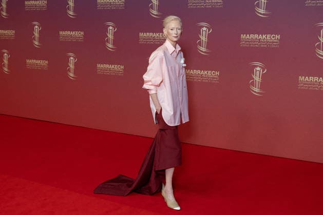 22nd Marrakech International Film Festival Day 6 nb Tilda Swinton attends the 22nd Marrakech International Film Festival Day 6 on December 04, 2025 in Marrakech, Maroc. Photo by Nasser Berzane ABACAPRESS.COM Marrakech  Copyright: xBerzanexNasser ABACAx