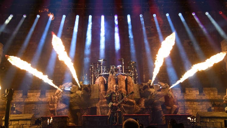 Sabaton Perform at O2 Arena, London Lead singer Joakim BrodÃ n of Swedish power metal band Sabaton performs at O2 Arena, London, England, UK on Thursday 4 December 2025 as part of their The Legendary Tour ., Credit:Justin Ng Avalon UK, England, London, O2 Arena  Copyright: xJustinxNgx xAvalonx 1056612029
